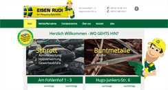 Desktop Screenshot of eisen-rudi.de